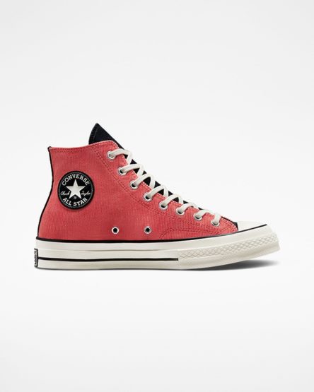 Tenis Converse Chuck 70 Workwear Cano Alto Masculino Vermelhas Pretas | PT S03914P